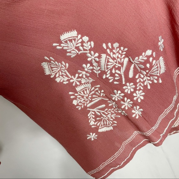 Tularosa Embroidered Boho Dress Women Size Medium - Picture 5 of 16